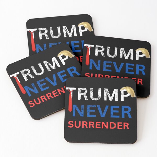 Item preview, TRUMP NEVER SURRENDER 2024 designed and sold by ANNINOART ⭐⭐⭐⭐⭐.