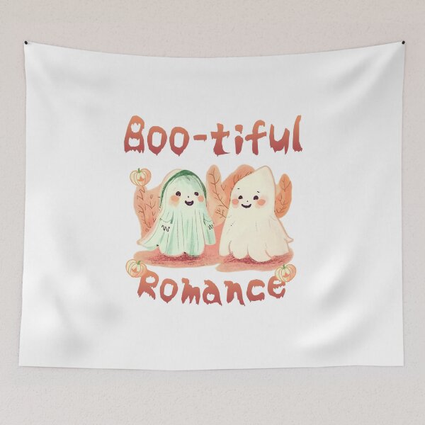 Item preview, BOO-TIFUL ROMANCE Spooky Pals, friendly ghost | halloween, cute, ghosts, scary, funny, horror designed and sold by Astraphic.
