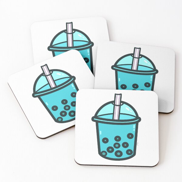 Item preview, Light Blue Boba designed and sold by Nugget's Illustrations.