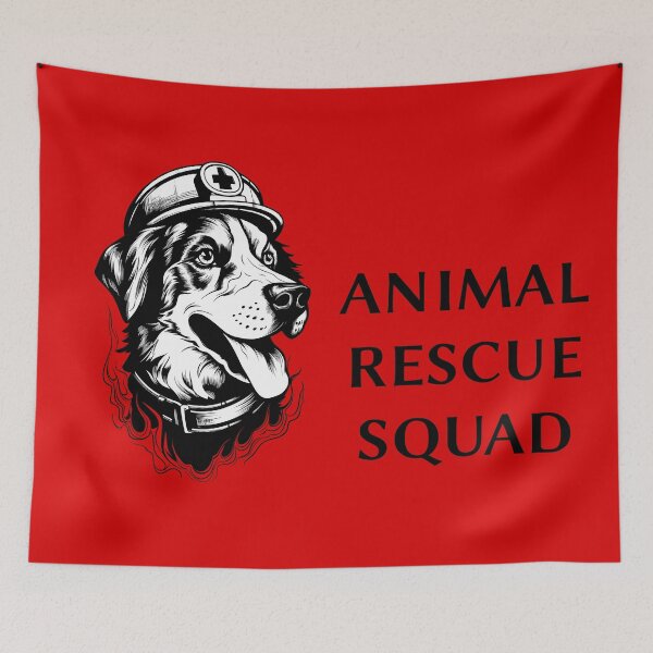 Item preview, Service Animals (1.5)(white_x2) Animal Rescue Squad designed and sold by atzek.