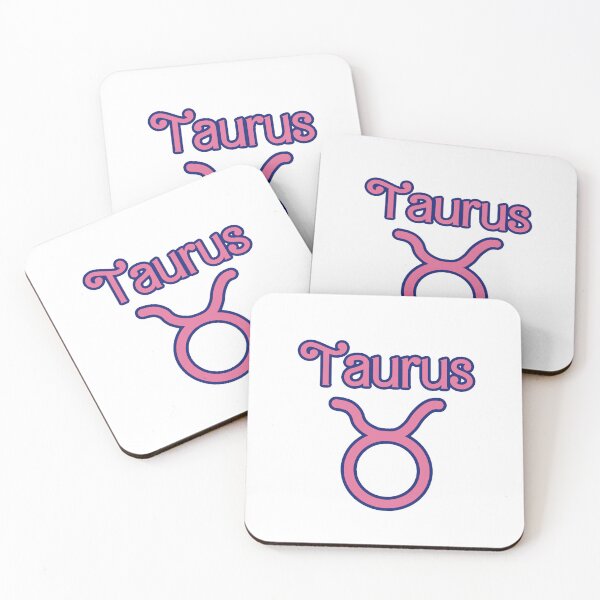 Item preview, Taurus - Pink & blue designed and sold by hollyvanassen.