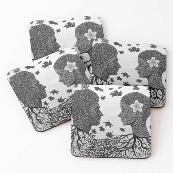 Item preview, Nurturing Life: Embracing Greenery for Our Survival Greyscale designed and sold by MubaraksArt.