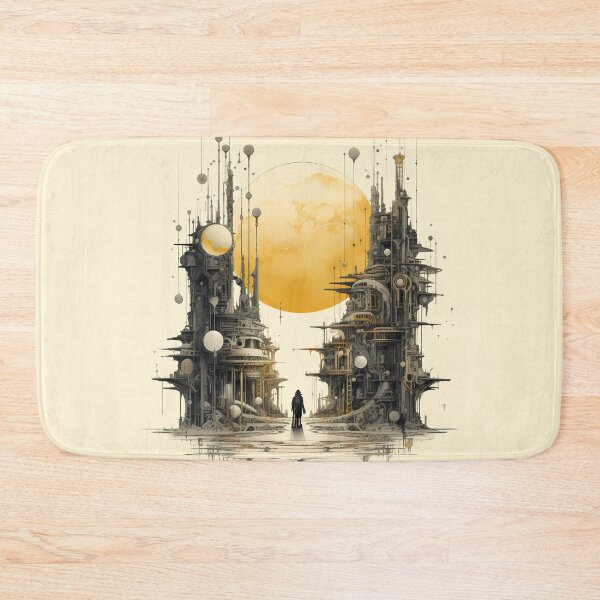 Item preview, Solarpunk Cityscape designed and sold by Newma2112.