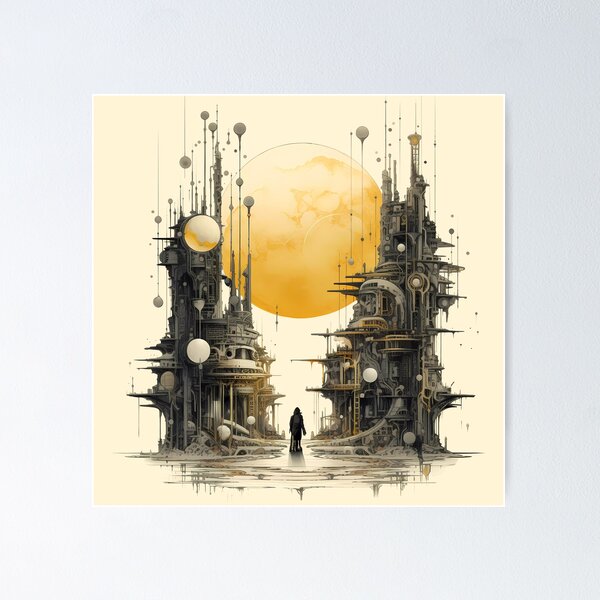 Solarpunk City Poster for Sale by jars arts