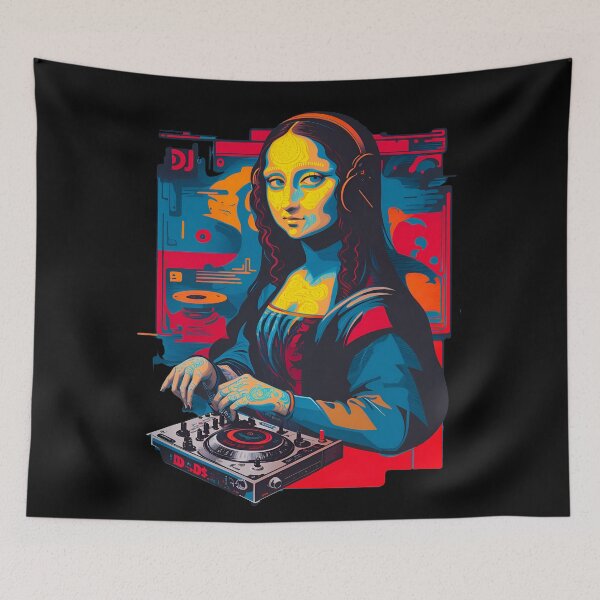 Item preview, DJ Mona Lisa designed and sold by ZenStickConcept.