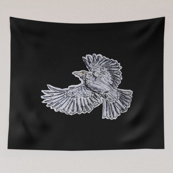Item preview, Blackbird in flight 	 designed and sold by LlolteChifan.
