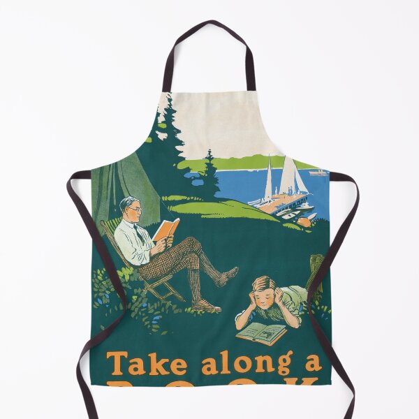 Item preview, Take along a book - camping poster designed and sold by Vintage8.