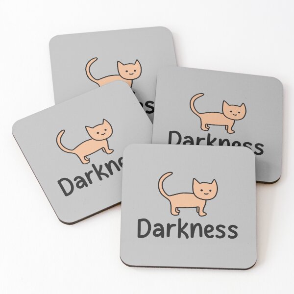 Item preview, Darkness Funny Cat designed and sold by Skull Fern.