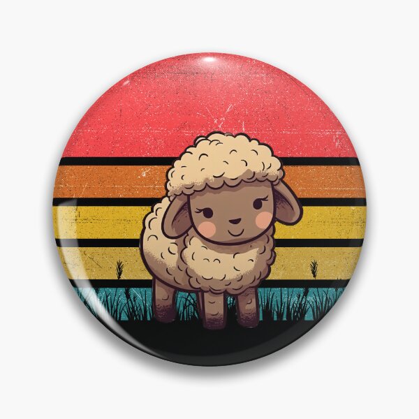 Artikelvorschau, Sheep Vintage Retro Sunset entworfen und verkauft von rafaeltto.