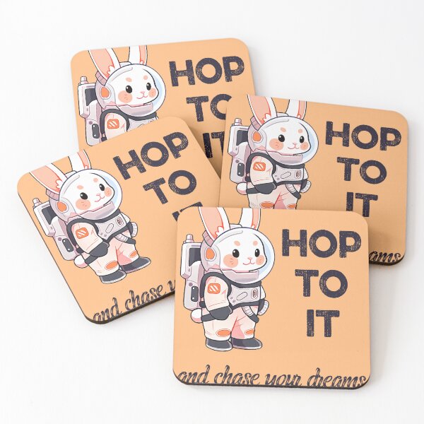 Item preview, Chase Your Dreams Bunny Rabbit Astronaut designed and sold by Asevera.