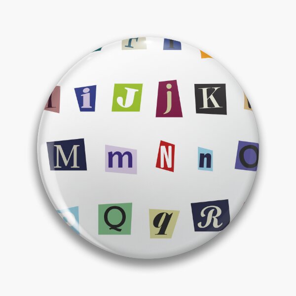 Item preview, magazine letters  designed and sold by DesignByAciam.