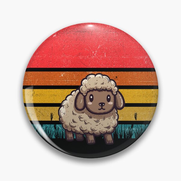 Item preview, Sheep Vintage Retro Sunset designed and sold by rafaeltto.