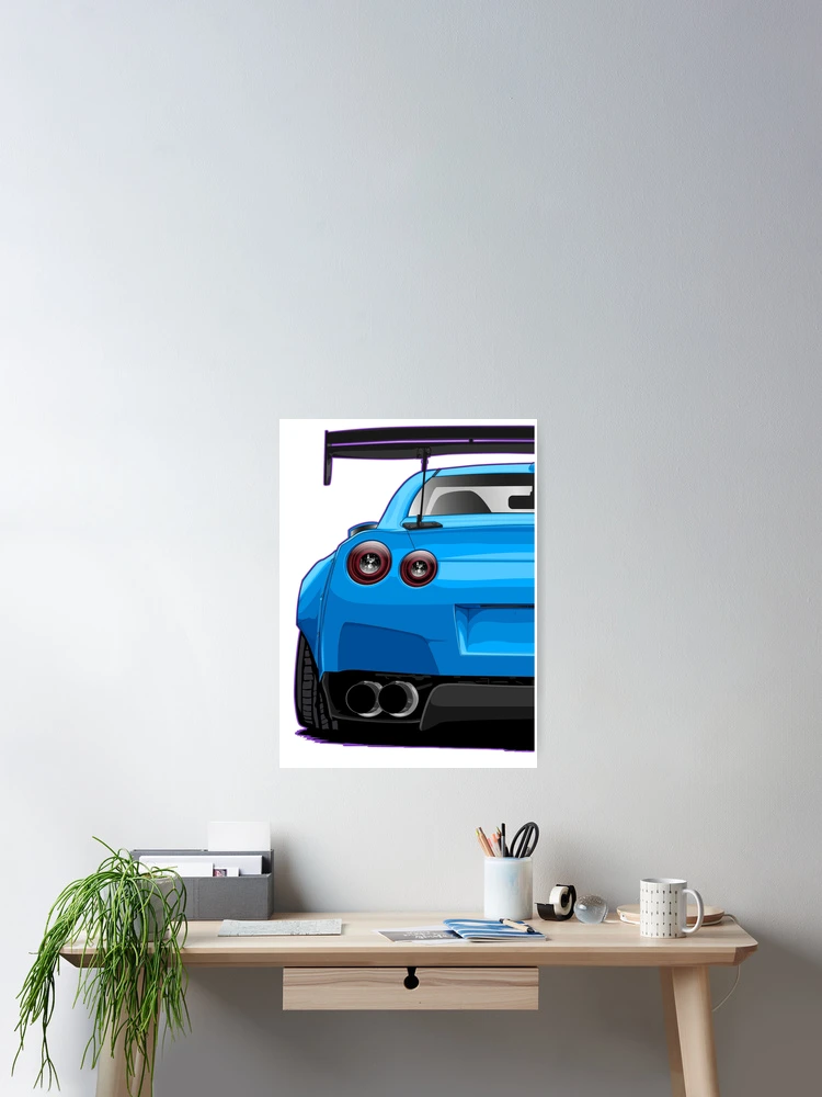 Thumbnail 2 of 3, Poster, GT-R R35 - Frame designed and sold by LpDesigns_.