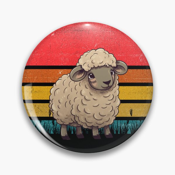 Artikelvorschau, Sheep Vintage Retro Sunset entworfen und verkauft von rafaeltto.