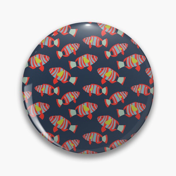Item preview, Harlequin Tusk Fish Pattern designed and sold by babybigfoot.