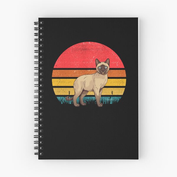 Artikelvorschau, Siamese Cat Vintage Retro Sunset entworfen und verkauft von rafaeltto.