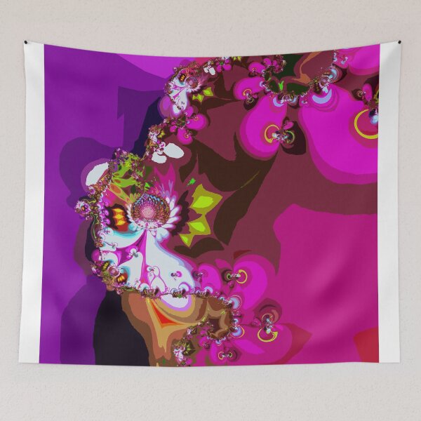 Item preview, A play of colors and structures on a purple background designed and sold by Ivicaartist.
