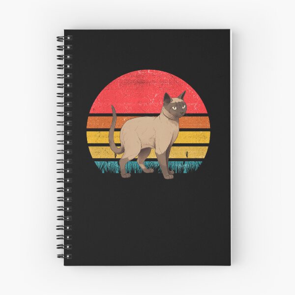 Artikelvorschau, Siamese Cat Vintage Retro Sunset entworfen und verkauft von rafaeltto.