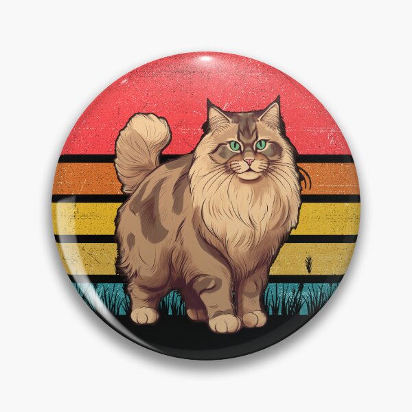 Item preview, Siberian Cat Vintage Retro Sunset designed and sold by rafaeltto.