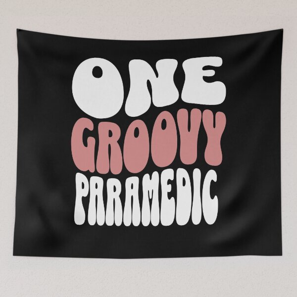 Item preview, One Groovy Paramedic: regalo paramédico perfecto designed and sold by Zandalus.