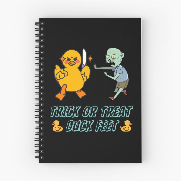 Item preview, Killer Rubber Duck battling Zombie  - Trick or Treat Duck Feet designed and sold by DavidsDucks.