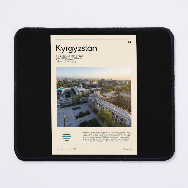 Item preview, Visit Kyrgyzstan (Travel poster) designed and sold by OccateVadin.