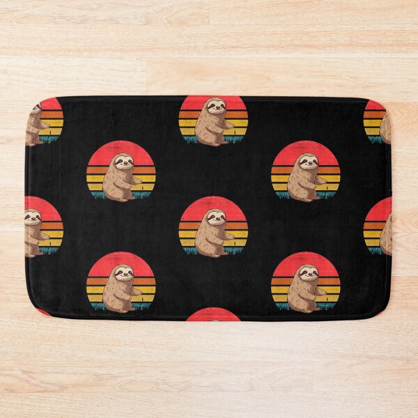 Item preview, Sloth Vintage Retro Sunset designed and sold by rafaeltto.