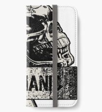 Mechanic skull for Biker Racer iPhone Wallet/Case/Skin