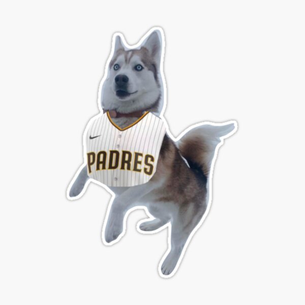 Padres dog Sticker for Sale by Em & Riley Creative