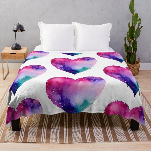 Item preview, Palette of Feelings: Unraveling the Aquarelle Hearts Multicolored Story designed and sold by EmeraldeaArt.