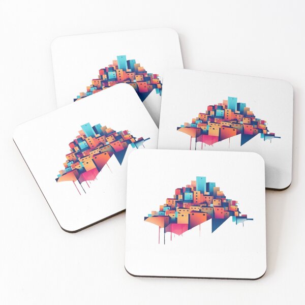 Item preview, Favela brazil lively and colorful design designed and sold by Stickerlion.