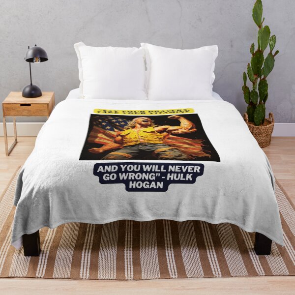 Item preview, "Say your prayers, take your vitamins and you will never go wrong" - Hulk Hogan designed and sold by STO1KA.