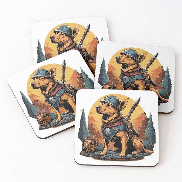 Item preview, DnD Dog - A Dog Ready For An Adventure! designed and sold by Ghostbooth.