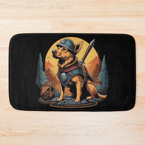 Item preview, DnD Dog - A Dog Ready For An Adventure! designed and sold by Ghostbooth.
