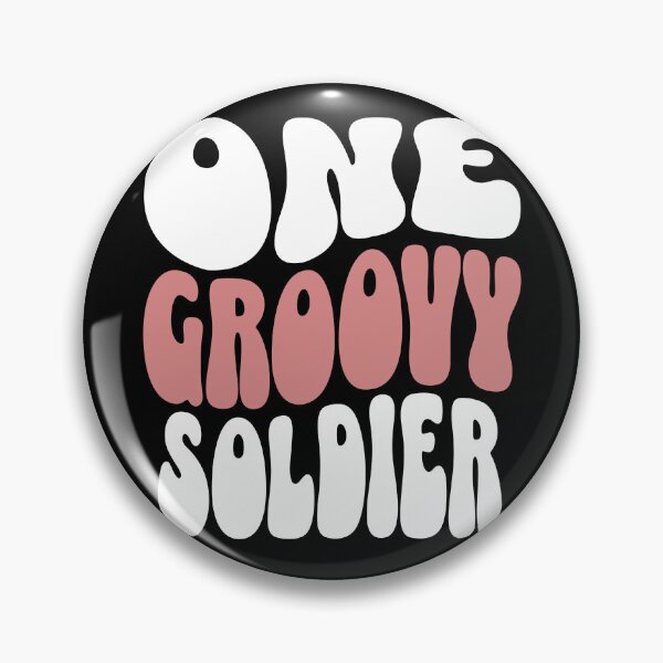 Item preview, One Groovy Soldier - Perfect soldier gift designed and sold by Zandalus.