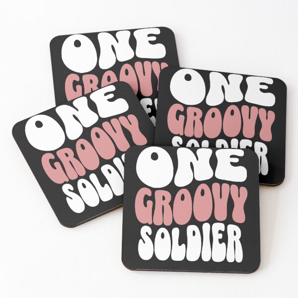 Item preview, One Groovy Soldier - Perfect soldier gift designed and sold by Zandalus.