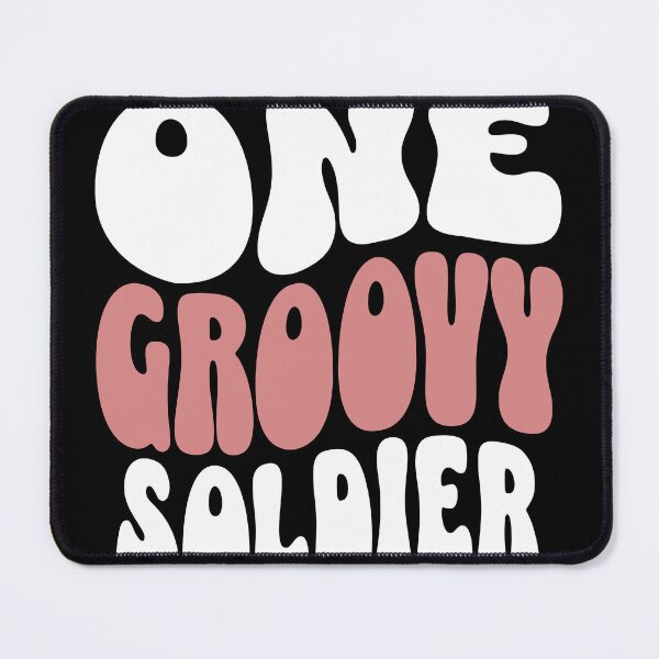 Item preview, One Groovy Soldier - Perfect soldier gift designed and sold by Zandalus.