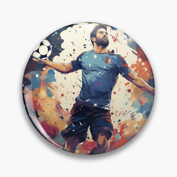 Item preview, "Fusión del Deporte: Futbolista Fusionándose con la Abstracción" designed and sold by Art-Vortex-fr.