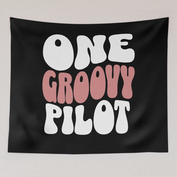 Item preview, One Groovy Pilot - Perfect pilot gift designed and sold by Zandalus.