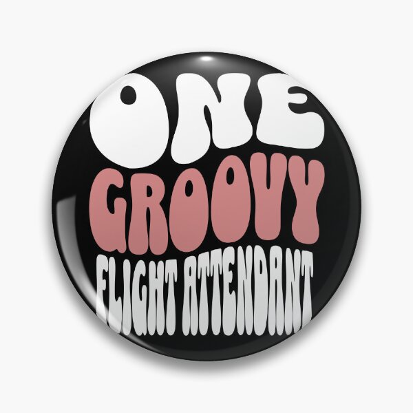 Item preview, One Groovy Flight Attendant - Perfect flight attendant gift designed and sold by Zandalus.