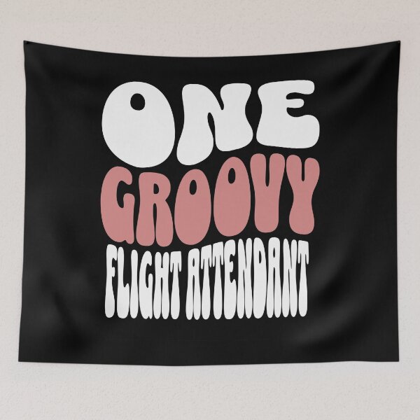 Item preview, One Groovy Flight Attendant - Perfect flight attendant gift designed and sold by Zandalus.