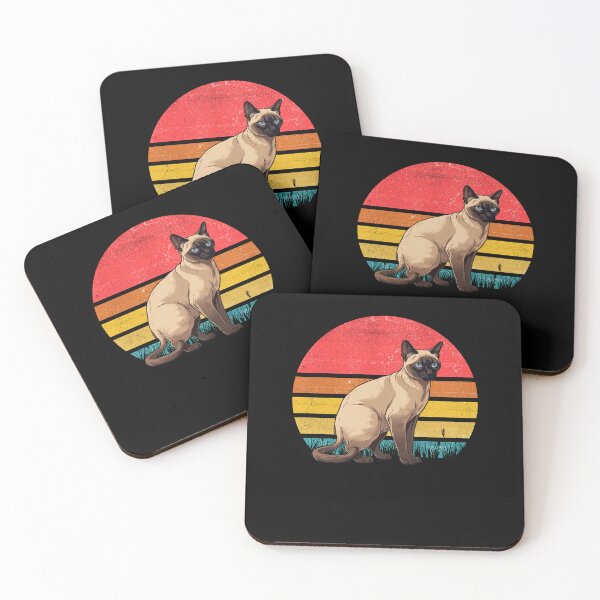 Item preview, Tonkinese Cat Vintage Retro Sunset designed and sold by rafaeltto.