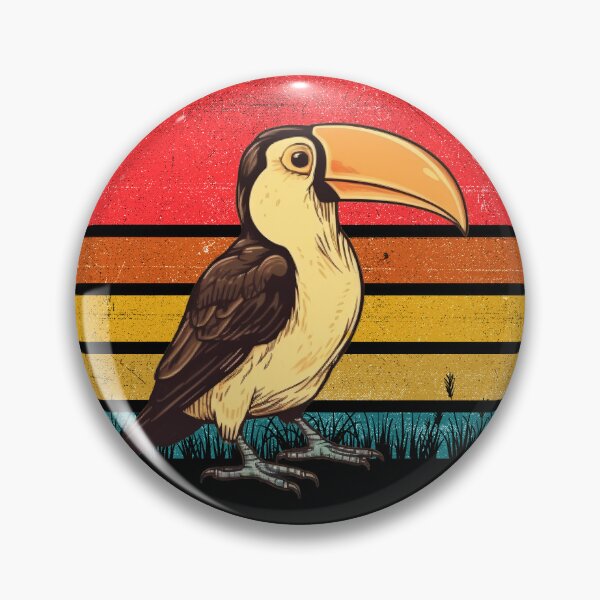 Item preview, Toucan Vintage Retro Sunset designed and sold by rafaeltto.
