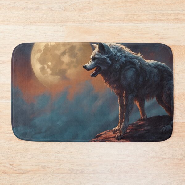 Item preview, Full moon wolf  designed and sold by CloudyIdeas3288.