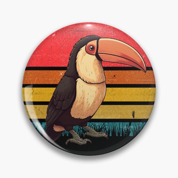 Item preview, Toucan Vintage Retro Sunset designed and sold by rafaeltto.