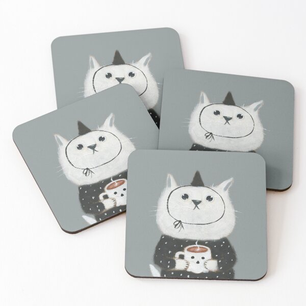 Item preview, New Ghost Coffee Cup designed and sold by KilkennyCat Art.