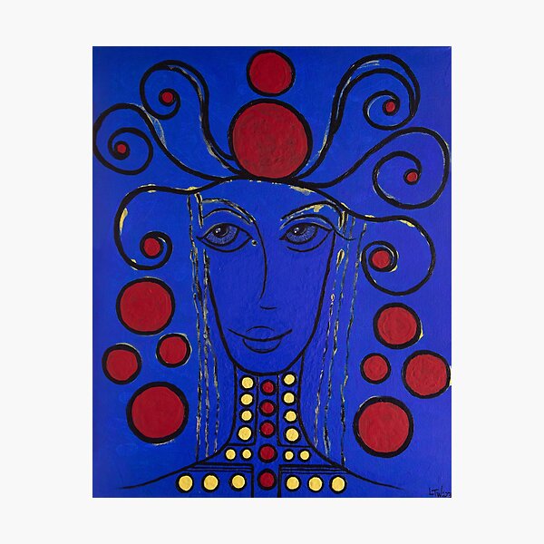 Quantum woman Photographic Print