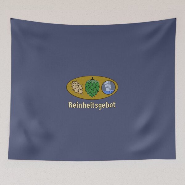 Item preview, Reinheitsgebot: Beer ingredients - Barley, Hops, Water designed and sold by Scottopia.