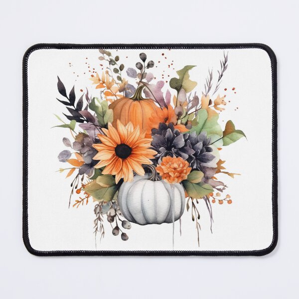 Item preview, Fall floral pumpkins designed and sold by PawsandPages.