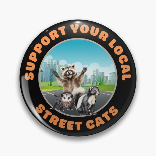 Item preview, Support your local street cats  designed and sold by FatBirdie.